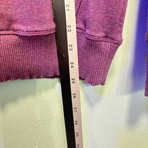 Athleta Girl Plum Thumb Hole Pocket Hoodie Sweater Size XL​ - Picture 9 of 9